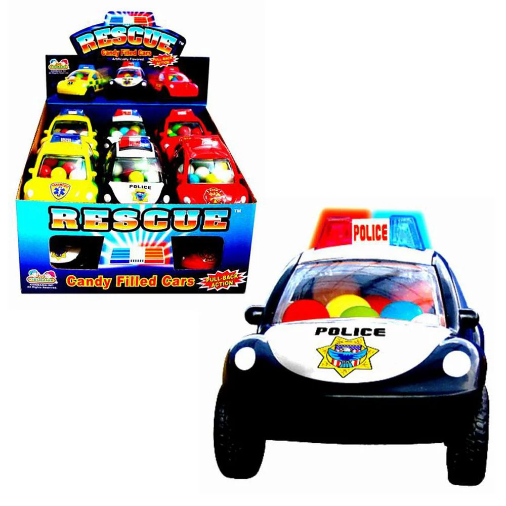 Kidsmania Candy Filled Rescue Cars