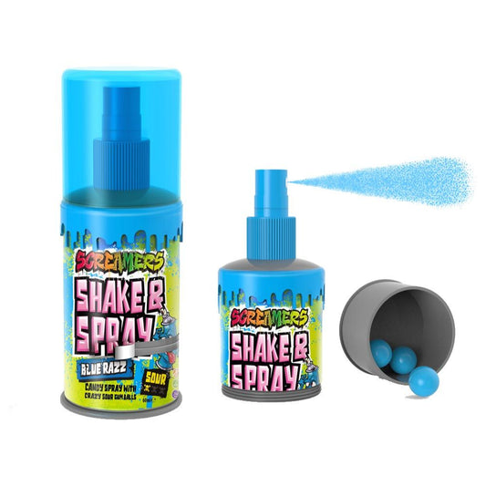 Screamers Shake & Spray Blue Razz 60ml