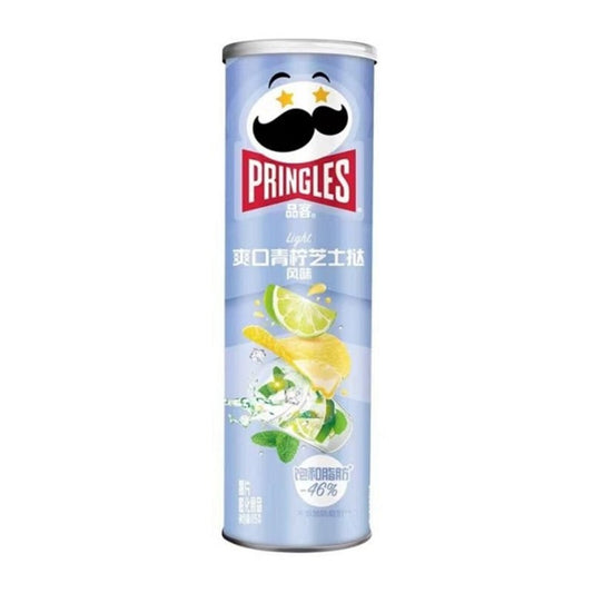 PRINGLES Lime & Tart Asia Import – Patatine al gusto di lime e menta 115 g CHN