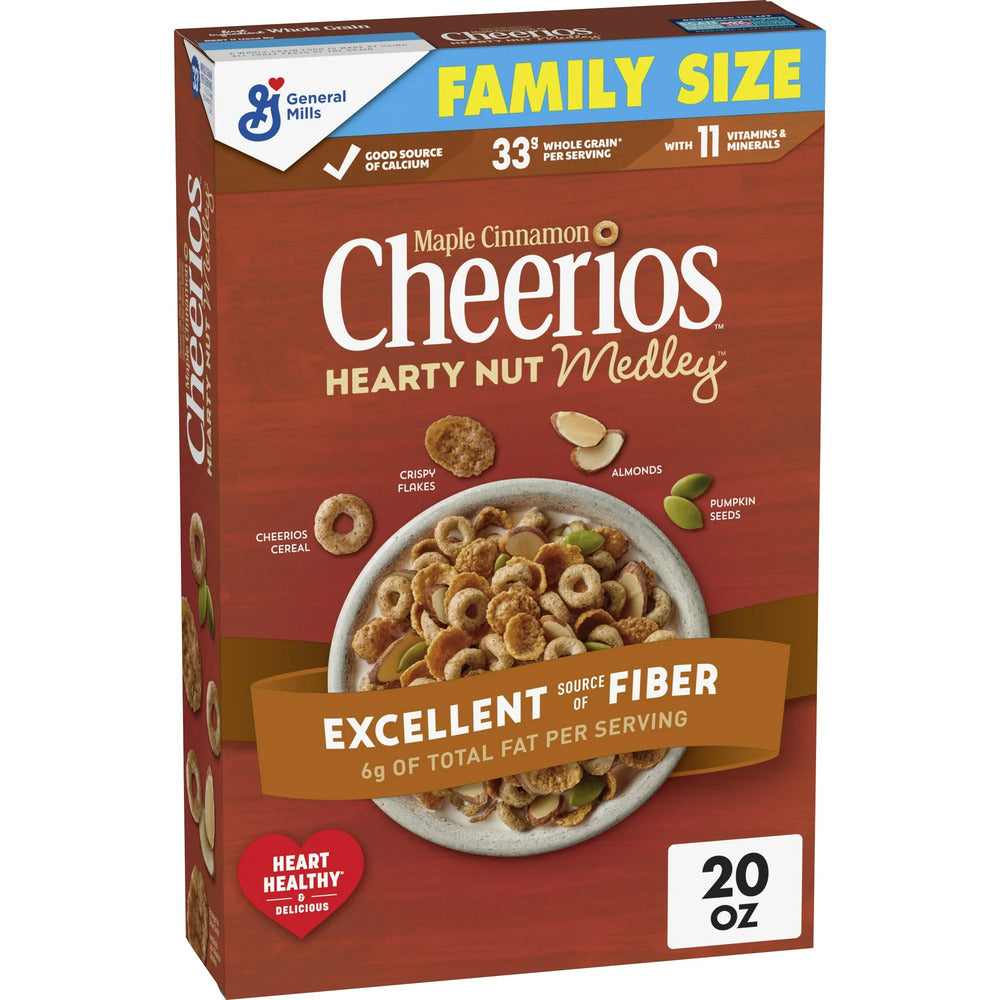 Cereali Cheerios Hearty Nut Medley Maple Cinnamon 416gr