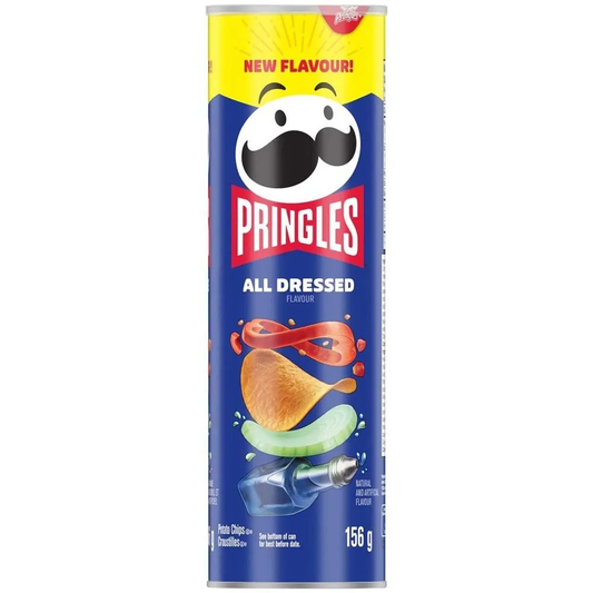 Pringles All Dressed Flavour Potato Chips 156 g