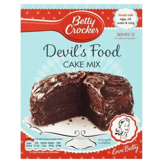 Betty Crocker Cake Mix Devil's Food 425GR PREPARATO TORTA DEVIL'S FOOD