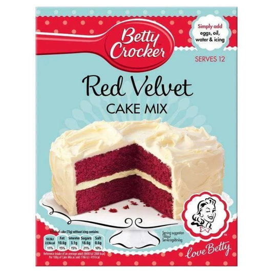 Betty Crocker Cake Mix Red Velvet 425GR PREPARATO RED VELVET