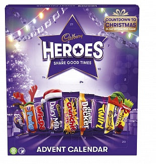 Calendario dell'avvento Cadbury Heroes 230GR