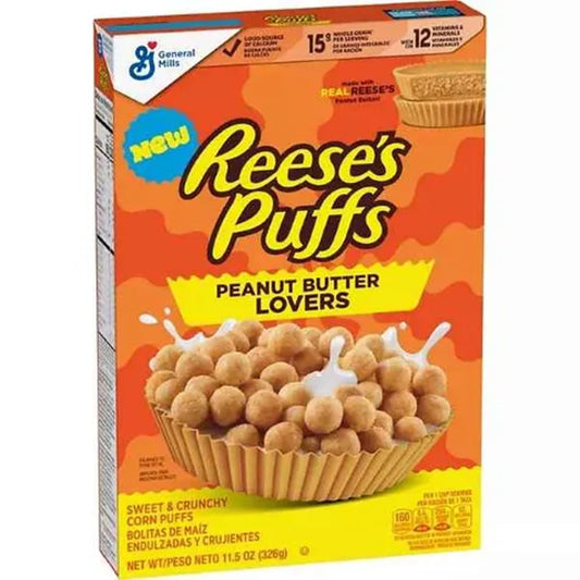 Cereali REESES PUFFS PEANUT BUTTER LOVERS 326 GR