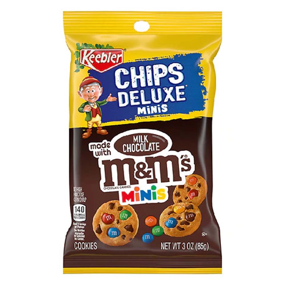 Keebler Chips Deluxe Bite Size Cookies M&M's Minis 85gr