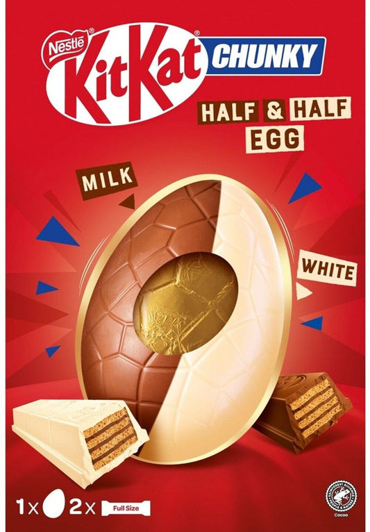 Uovo di Pasqua Kit Kat Chunky White & Milk Giant Egg 230GR