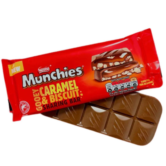 Nestle Munchies Gooey Caramel & Biscuit Sharing Bar 87GR