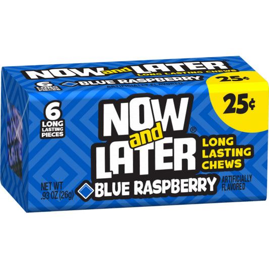 Now & Later Blue Raspberry 26GR