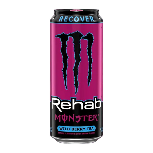 MONSTER REHAB RECOVER WILD BERRY TEA Versione USA 458ML