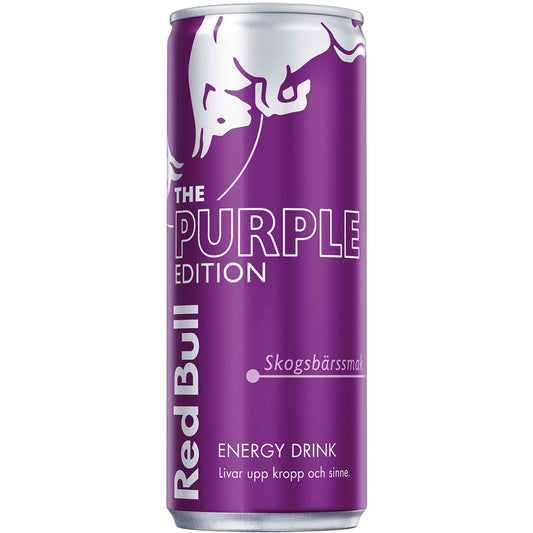 Red Bull The Purple Edition Skogsbärssmak 250ml SVEZIA NUOVO GUSTO