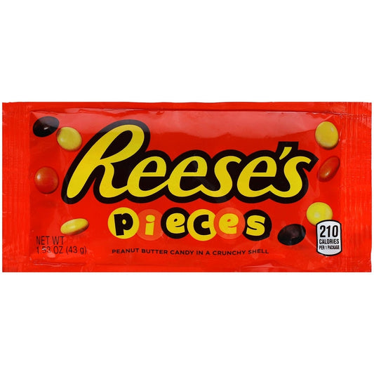 Reese's Pieces, confetti al cioccolato e burro d'arachidi da 43g