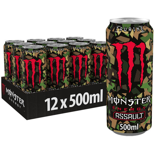 Monster Energy Assault New Design  12X500ml
