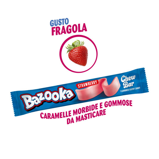 Bazooka chew BAR gusto fragola