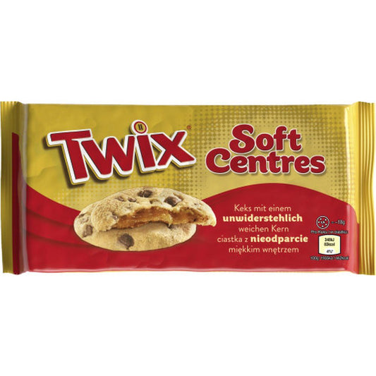 Biscotti Twix Soft Centres,confezione di biscotti dal cuore morbido twix da 144g