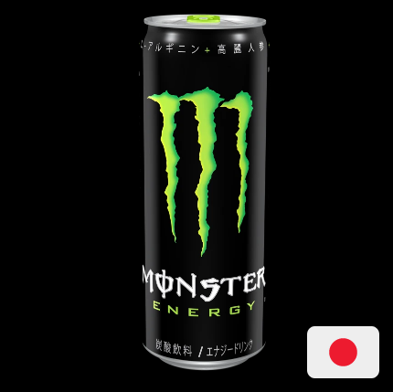 Monster energy drink classica versione giapponese 355ml (difetti estetici)