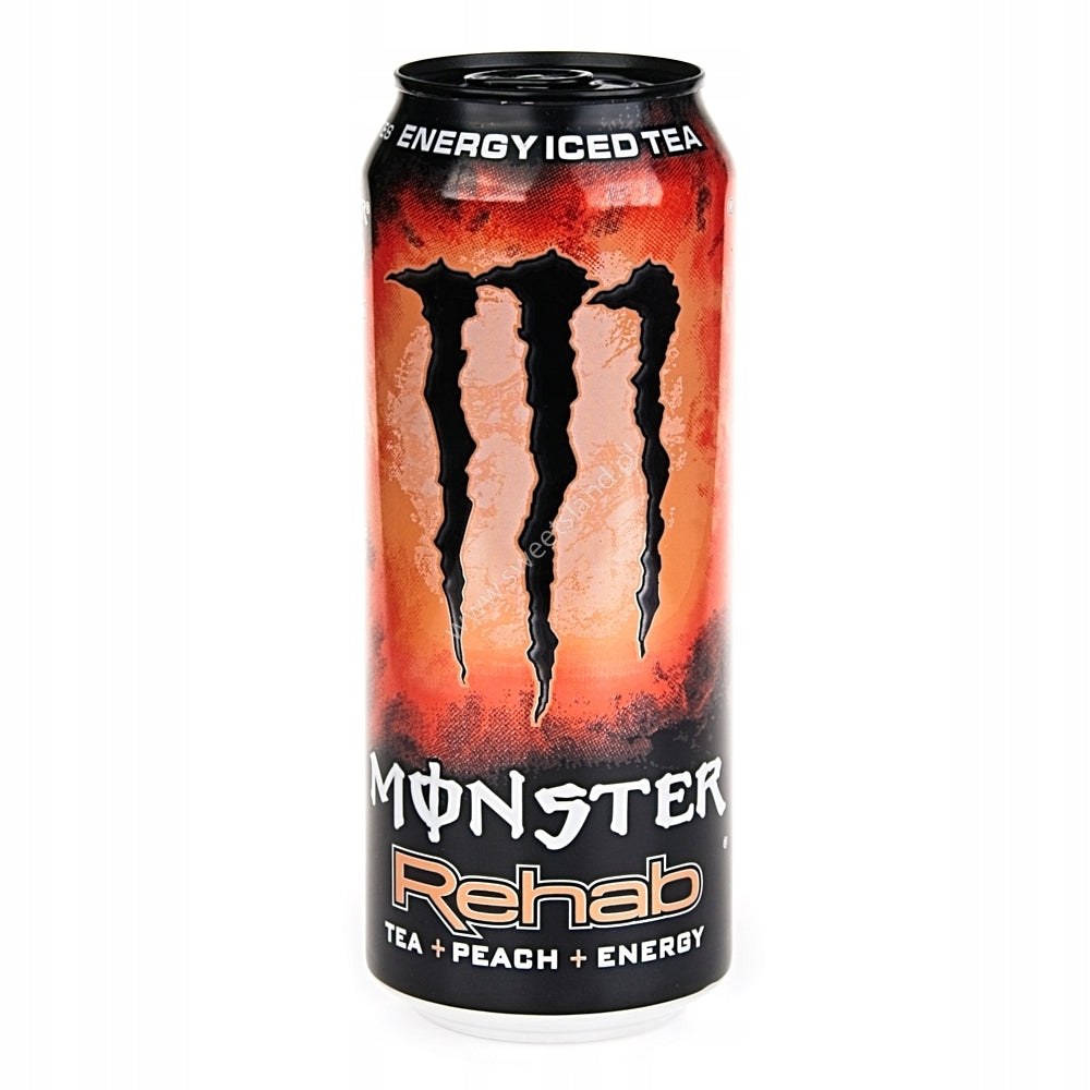 Monster Rehab Peach Tea, energy drink alla pesca da 500ml