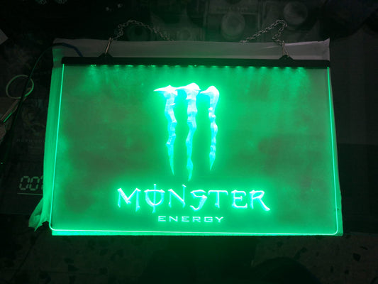 Illuminazione a LED 3D Monster Energy