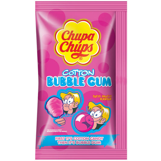 Chupa Chups Cotton Bubble Gum Tutti Frutti 11g