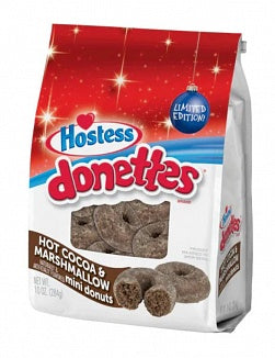Hostess Donettes Hot Cocoa & Marshmallow Mini Donuts 284GR